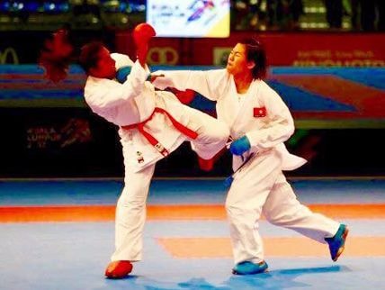 Việt Nam giành HC vàng lịch sử ở giải Karatedo Thế giới