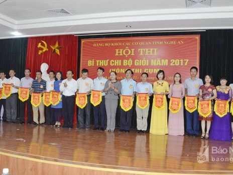 Khai mạc Hội thi Bí thư chi bộ giỏi Khối các cơ quan tỉnh