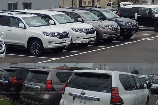 Lộ ảnh Toyota Land Cruiser Prado 2018 trước ngày ra mắt