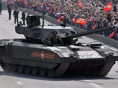 Siêu tăng Armata có thể chiến đấu trên sao Hỏa