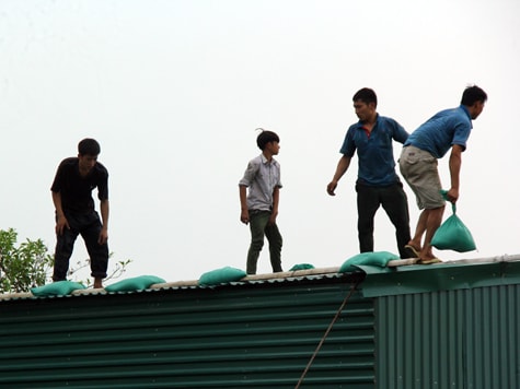 Người Nghệ An gồng mình chống bão số 10