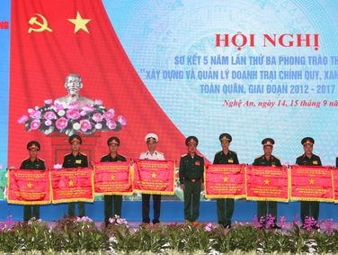 11 tập thể và 44 cá nhân được Bộ Quốc phòng khen thưởng