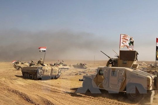 Máy bay Iraq dội bom ồ ạt, hơn 300 quân IS tử trận