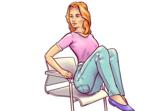 Giữ eo thon với 6 động tác đơn giản chỉ với một chiếc ghế
