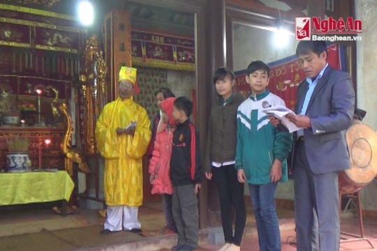 Tết khuyến học ở các dòng họ