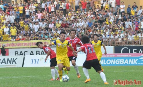 Video clip chiến thắng của SLNA trước Đồng Tâm Long An