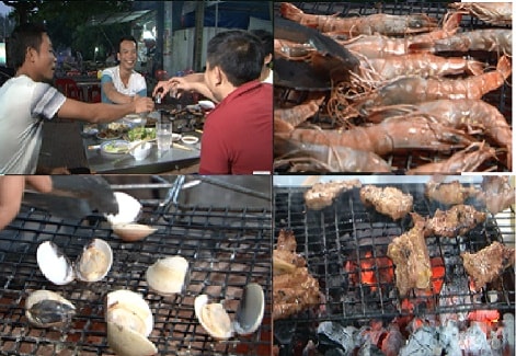 Đông này Cửa Lò hấp dẫn với các món nướng