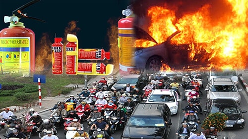 Lãnh đạo Cảnh sát PCCC Nghệ An nói về vấn đề bình chữa cháy xe ô tô