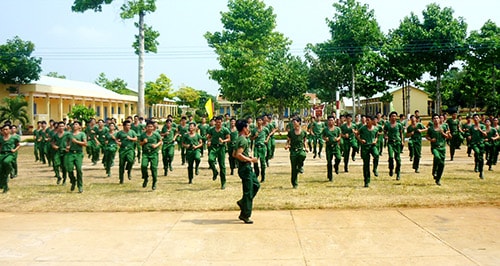 Những ngày đầu trong quân ngũ