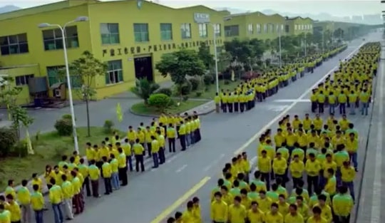 Nhà máy Trung Quốc đông như thế nào