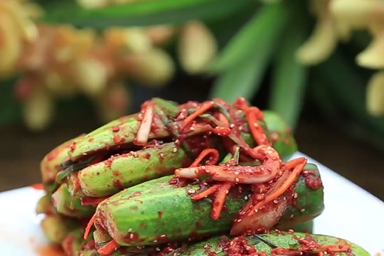 Cách làm kim chi dưa chuột siêu tốc