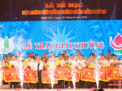 Bế mạc Hội khỏe Phù Đổng toàn quốc lần thứ IX
