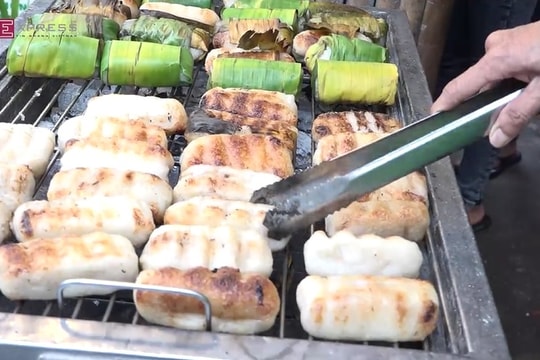Người phụ nữ mang món chuối nếp nướng ra thế giới