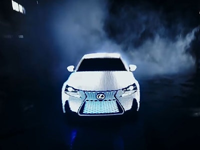 Lexus ra LIT IS với 42.000 đèn LED phủ trên thân xe