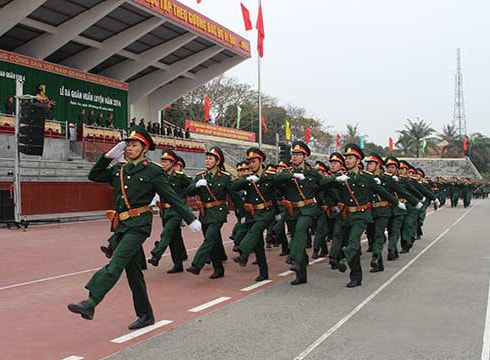 Những hình ảnh ấn tượng của LLVT Quân khu 4