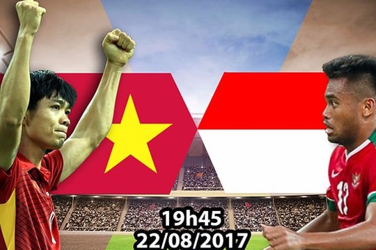 SEA Games 29: Trực tiếp U22 Việt Nam gặp U22 Indonesia