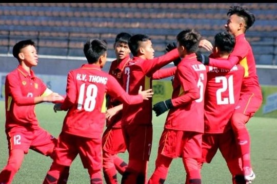 U16 Việt Nam giành vé dự VCK U16 châu Á 2018