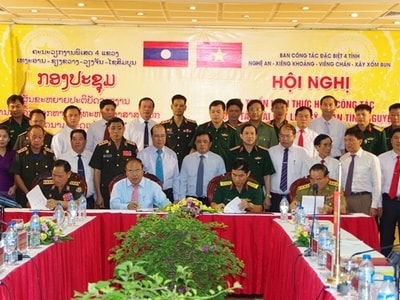 Cất bốc và đưa về nước 104 hài cốt liệt sỹ hy sinh tại Lào