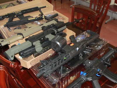 Thu giữ số lượng lớn súng đồ chơi trẻ em nguy hiểm