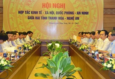 Lãnh đạo Nghệ An - Thanh Hoá họp bàn đẩy mạnh hợp tác toàn diện