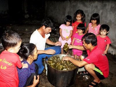 Làng quê rộn ràng chào đón Tết Trung thu