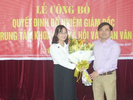 Trung tâm Khoa học xã hội và Nhân văn Nghệ An có Giám đốc mới