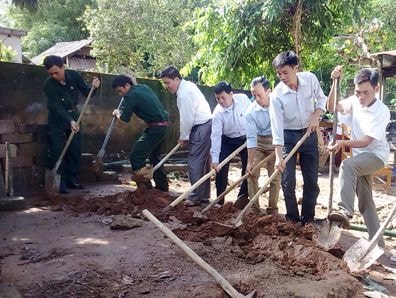 Xây nhà nghĩa tình đồng đội ở Quỳ Hợp