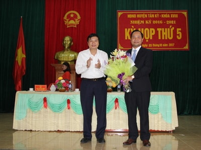 Tân Kỳ có tân Chủ tịch UBND huyện