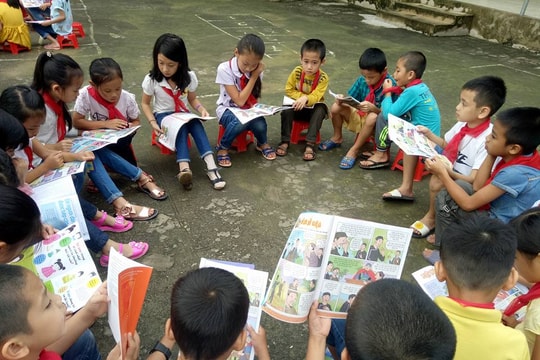 Giờ ra chơi đặc biệt ở ngôi trường vùng cao