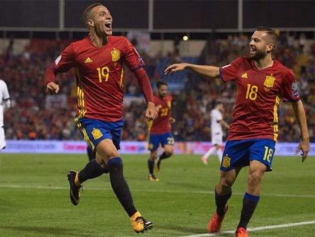 Tây Ban Nha giành vé dự World Cup sớm một lượt đấu