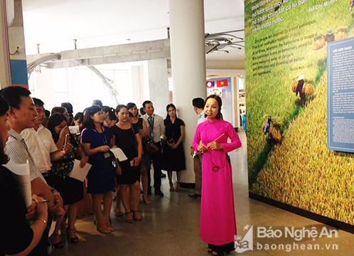 Hướng dẫn viên Khu Di tích Kim Liên đạt giải Nhất Hội thao thuyết minh toàn quốc