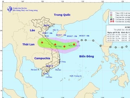 Nghệ An: Cảnh báo gió giật, biển động mạnh do áp thấp nhiệt đới