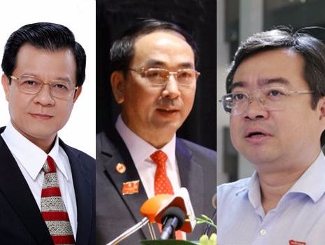 Những cán bộ cấp cao được luân chuyển trong ba năm qua