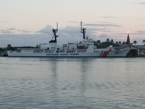 Tàu CSB 8020 Việt Nam sẵn sàng lên đường về nước