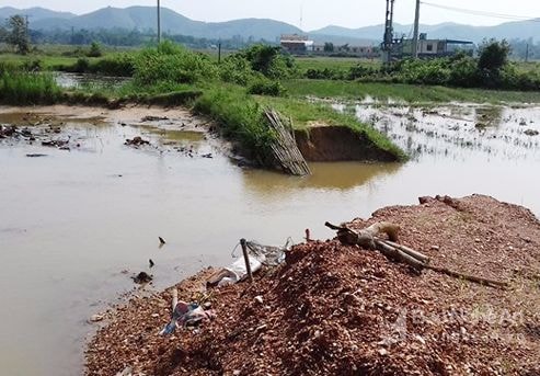 Yên Thành: Vỡ hồ chứa Lò Che, nhiều hồ khác nguy cơ vỡ nếu mưa tiếp