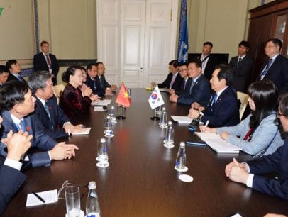 Chủ tịch Quốc hội hội kiến Chủ tịch Quốc hội Hàn Quốc