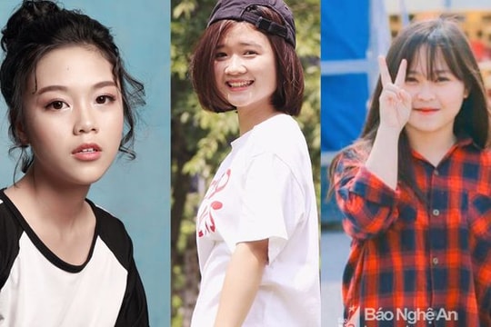 Những nữ sinh Nghệ An 'đốn tim' cư dân mạng