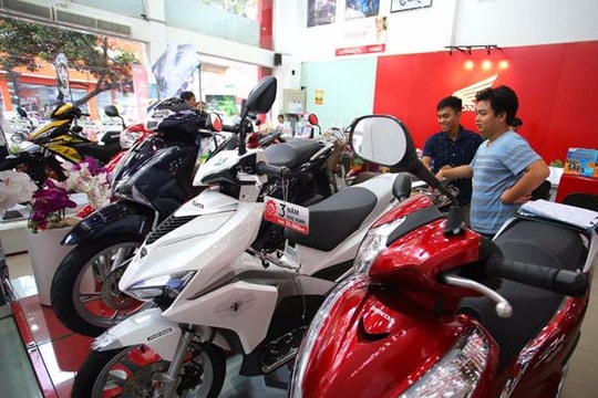 Tiêu thụ xe máy tăng cao