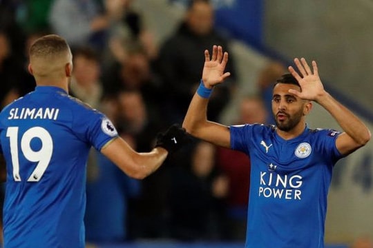 Mahrez giúp Leicester cầm chân West Brom