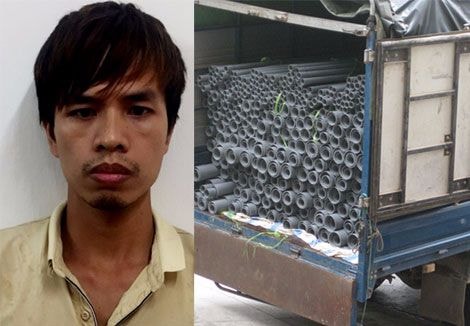 Bắt 'doanh nhân' sản xuất ống nhựa gắn mác giả Tiền Phong