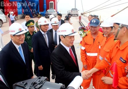 Phó Thủ tướng Vương Đình Huệ: Nhấn nút vận hành cầu cảng Vissai, đón tàu 70.000 tấn