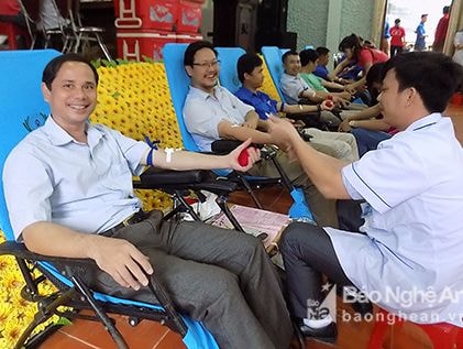 Sôi nổi Ngày hội hiến máu tình nguyện ở vùng cao