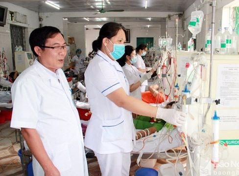 21 bác sỹ, điều dưỡng được đào tạo kỹ thuật thận nhân tạo cơ bản