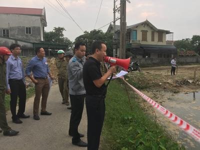 TP Vinh cưỡng chế thu hồi đất tại xã Hưng Lộc