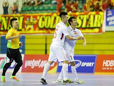Việt Nam toàn thắng ở vòng bảng giải futsal Đông Nam Á