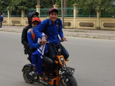 Hơn 100 học sinh ở Yên Thành bị xử phạt do vi phạm Luật giao thông