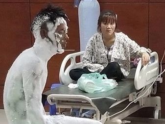 Người yêu dọa chia tay, nam công nhân châm lửa tự thiêu