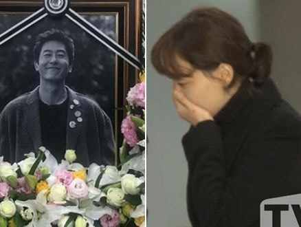 Bạn gái túc trực bên linh cữu 'Thần y Hur-jun'