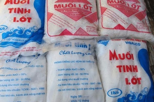 Bộ Y tế 'nới lỏng' quy định bổ sung i ốt cho thực phẩm