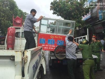 TP Vinh thí điểm cho kinh doanh trên vỉa hè